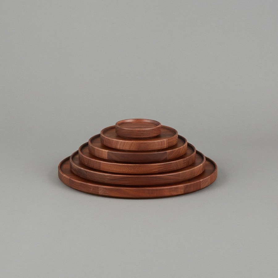 Hasami Porcelain SAIKAI (Hasami) | Hpwn022 - Tray / Lid Walnut O 3.3/8"