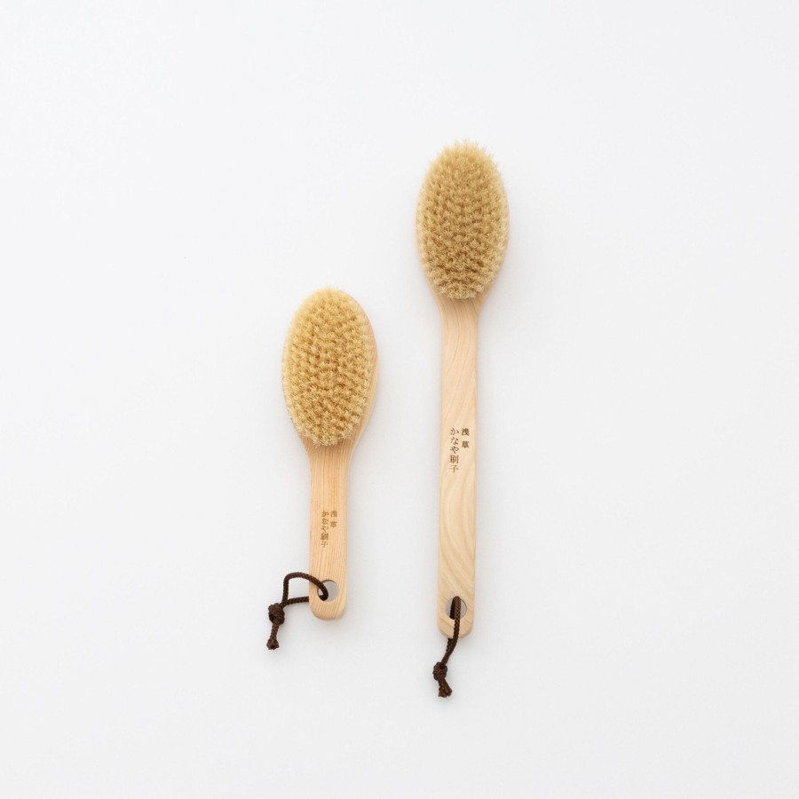 Bath SAIKAI (Others) | Hinoki Handle Hog Hair Body Brush