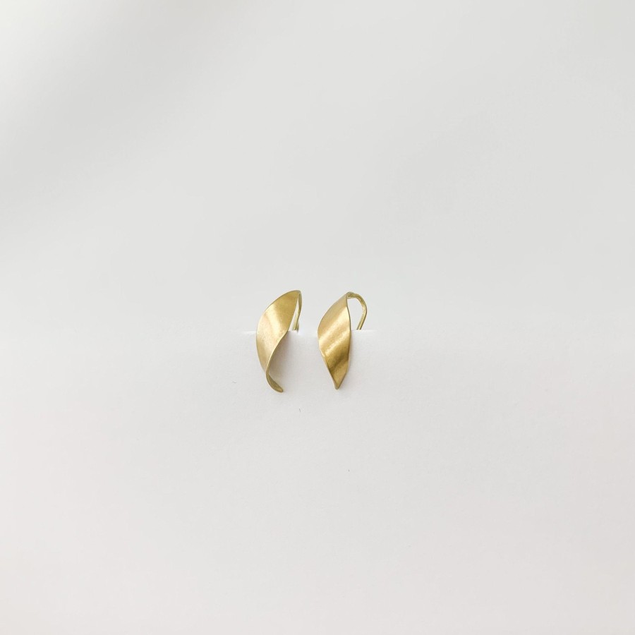 Accessories Black Barc | Black Barc Kare Earrings 14Kyg