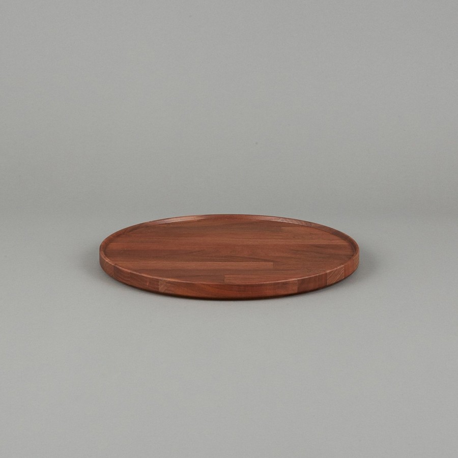 Hasami Porcelain SAIKAI (Hasami) | Hpwn027 - Tray / Lid Walnut O 11.7/8"