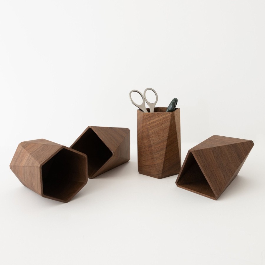 Living SAIKAI (Others) | Geometric Wood Pen Holders