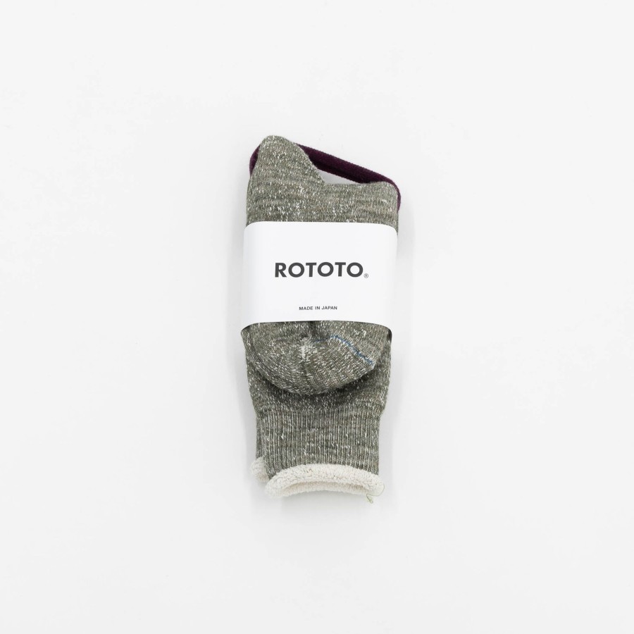 Accessories ROTOTO Japan | Rototo Double Face Crew Socks