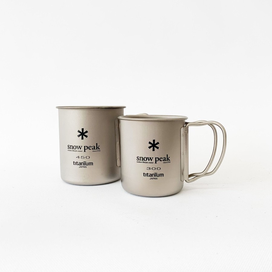 Living Snow Peak | Snow Peak Titanium Single Wall Mugs