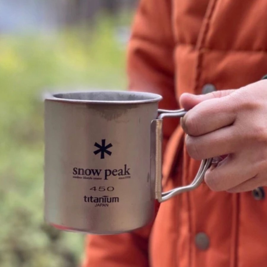 Living Snow Peak | Snow Peak Titanium Single Wall Mugs