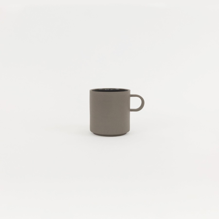 Hasami Porcelain SAIKAI (Hasami) | Hdg120 - Mug Dark Gray Medium O 3.3/8"