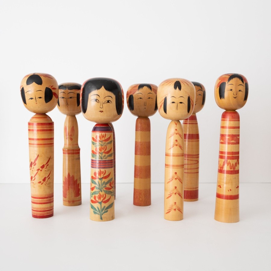 Vintage & Art TORTOISE-yellow paper Kokeshi | Kokeshi Dolls 2023