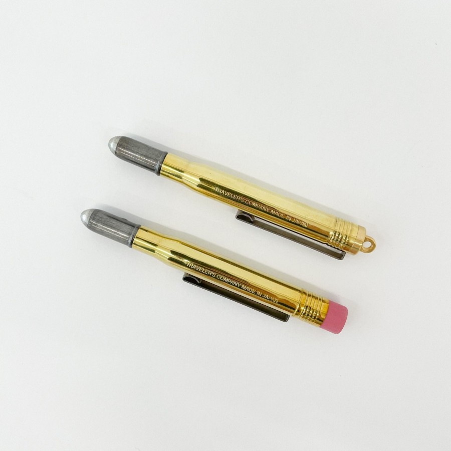 Living JP TRADING | Traveler'S Company Brass Ballpoint Pen & Pencil