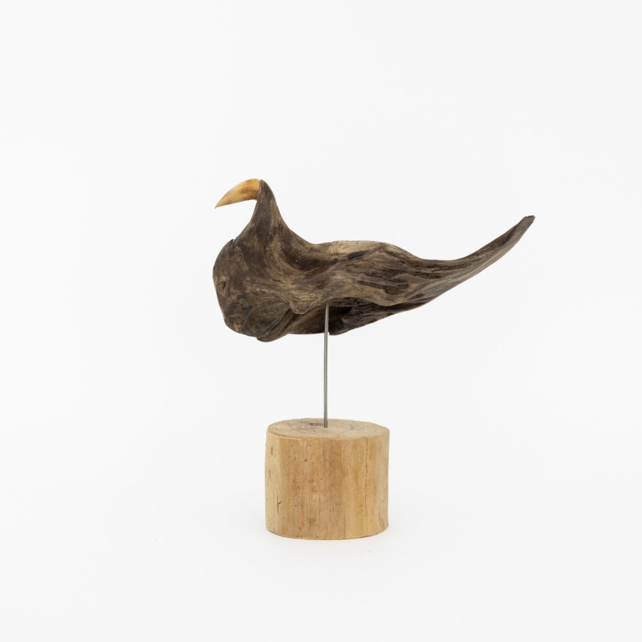 Vintage & Art TORTOISE-yellow paper Osamu Harihara | Osamu Harihara Driftwood Birds - Medium