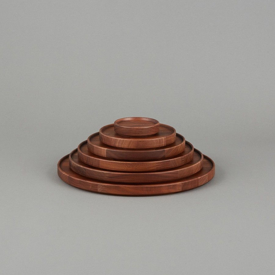 Hasami Porcelain SAIKAI (Hasami) | Hpwn024 - Tray / Lid Walnut O 7.3/8"