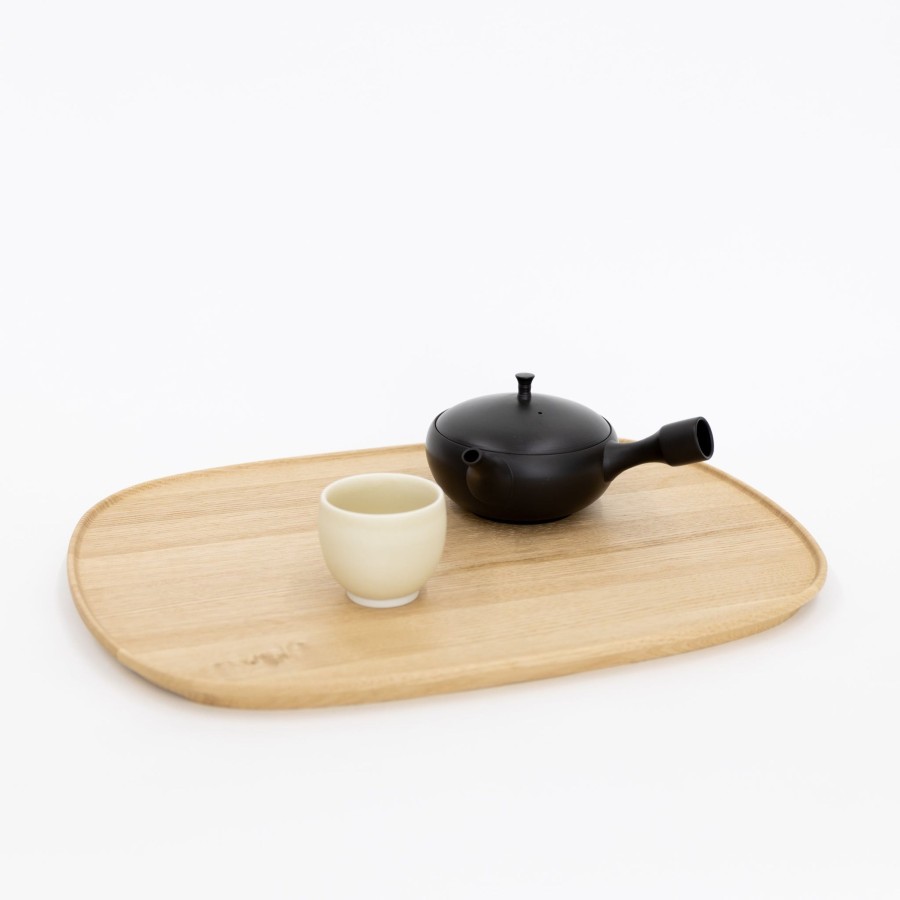 Kitchen & Dining IFJ Tradings | Aizawa Chestnut Fukura Tray