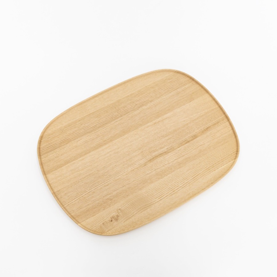 Kitchen & Dining IFJ Tradings | Aizawa Chestnut Fukura Tray