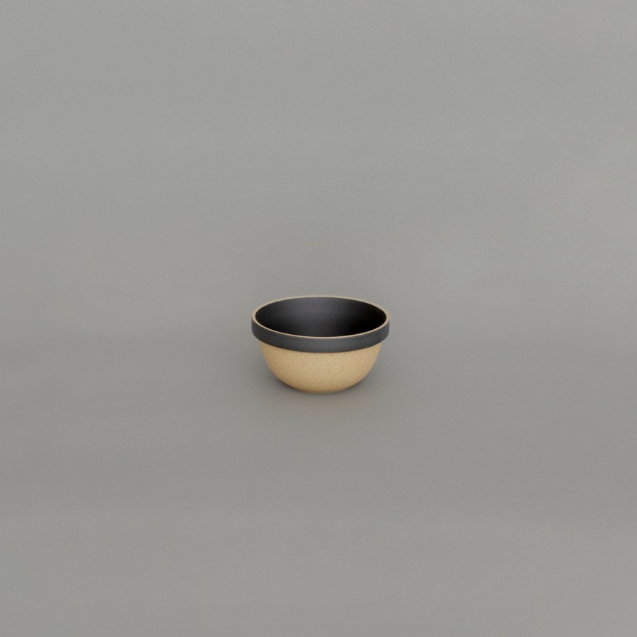 Hasami Porcelain SAIKAI (Hasami) | Hpb048 - Mid-Deep Round Bowl Black Small O 5.5/8"