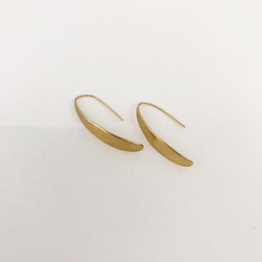 Accessories Black Barc | Black Barc Kiku Earrings 14Kyg