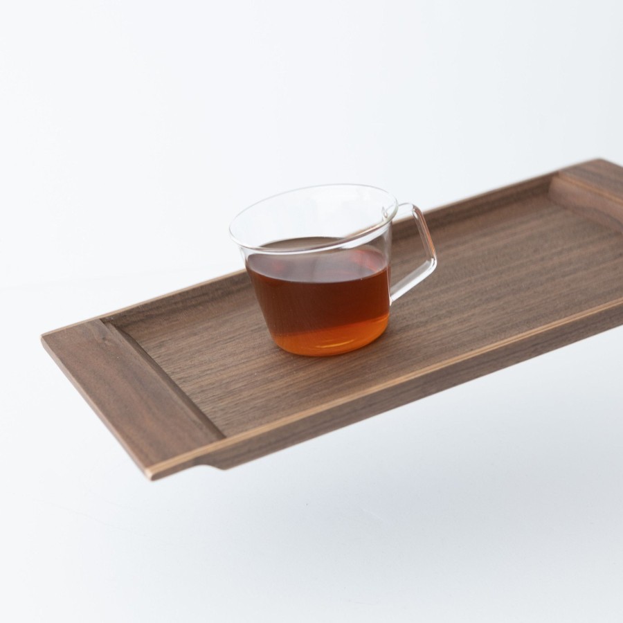 Kitchen & Dining Kinto USA | Kinto Sepia Walnut Nonslip Trays