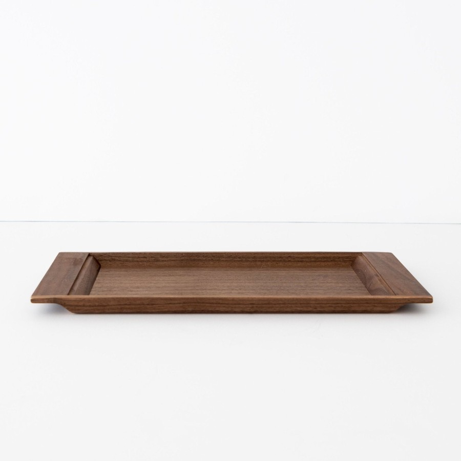 Kitchen & Dining Kinto USA | Kinto Sepia Walnut Nonslip Trays