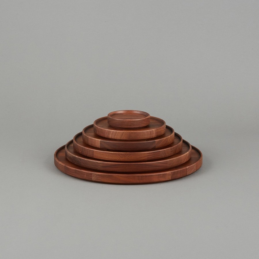 Hasami Porcelain SAIKAI (Hasami) | Hpwn025 - Tray / Lid Walnut O 8.5/8"