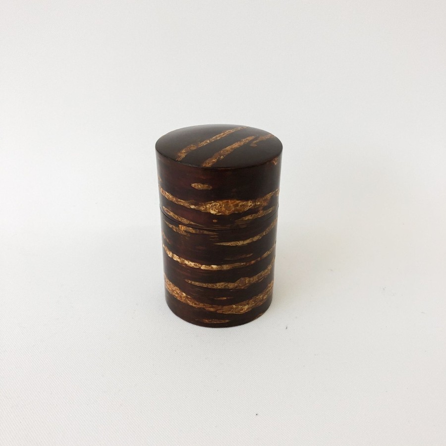 Kitchen & Dining SAIKAI (Others) | Cherry Wood Tea Leaf Canister