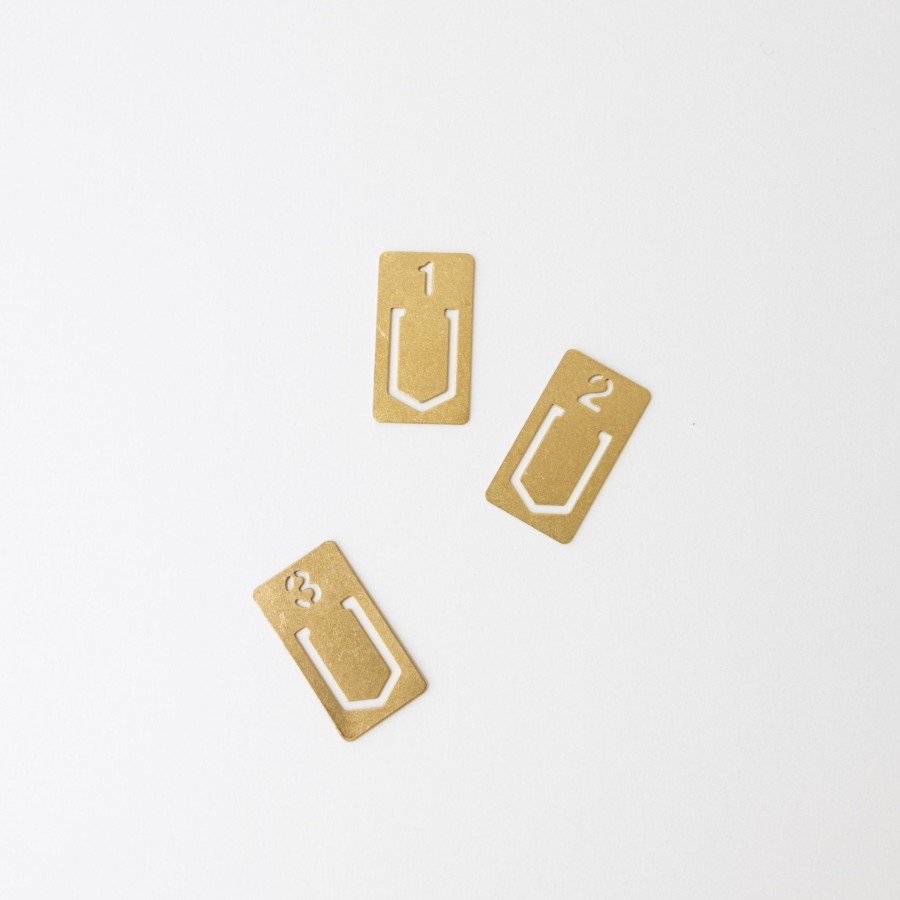 Living JP TRADING | Traveler'S Company Brass Number Clip