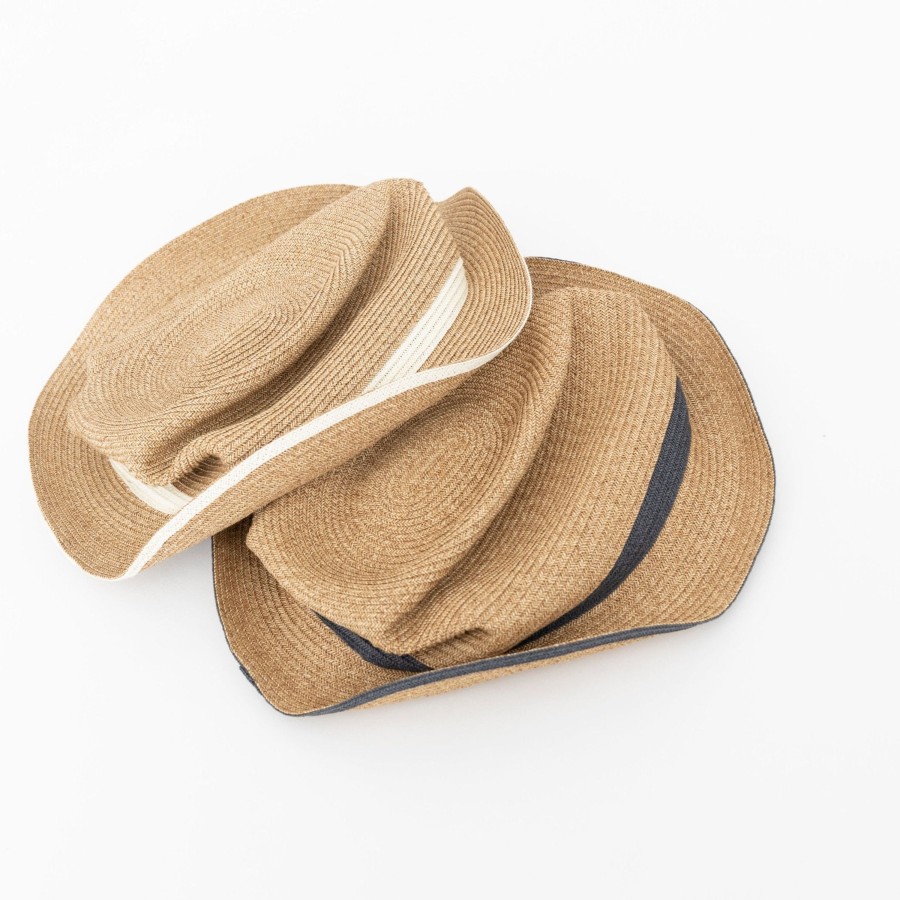 Accessories TORTOISE-Mature HA | Mature Ha Box Hat - 4.5 Cm Brim