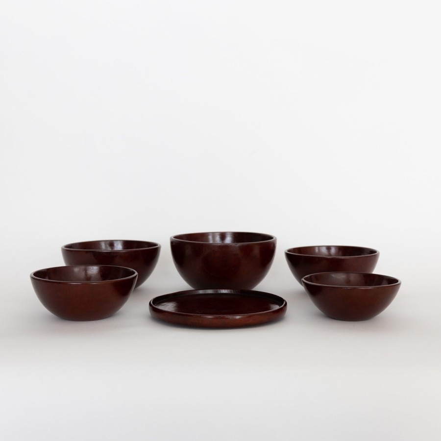 Vintage & Art Tortoise-Unknown, Japan | 136 Japanese Wood Lacquer Bowls