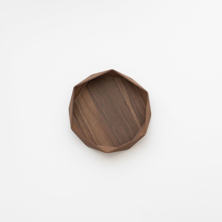 Living SAIKAI (Others) | Walnut Hexagon Tray [Ts768]