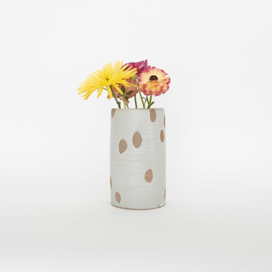 Living Tomoro Pottery | Tomoro Pottery Ceramic Petal Cylinder - Xl