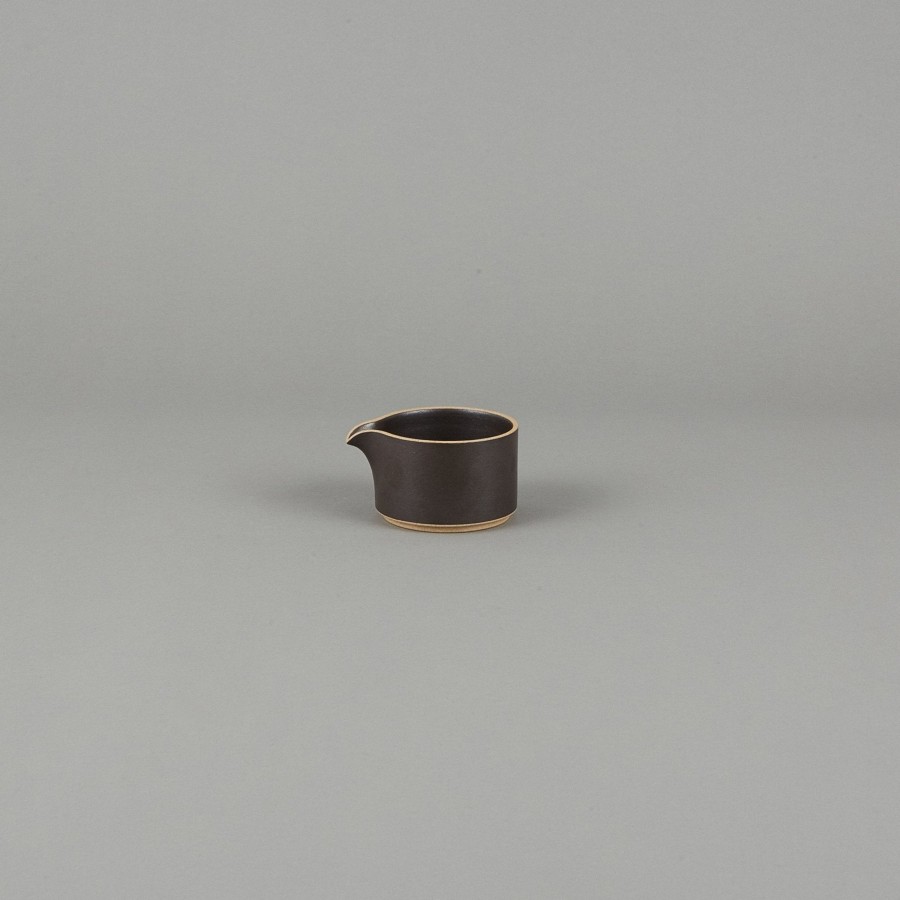 Hasami Porcelain SAIKAI (Hasami) | Hpb028 - Creamer Black O 3.3/8"