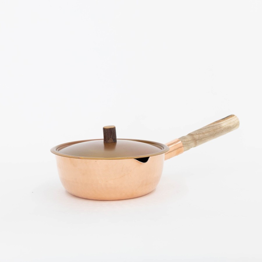 Kitchen & Dining TORTOISE-yellow paper F/style | F/Style Copper Yukihira- Nabe With Lid