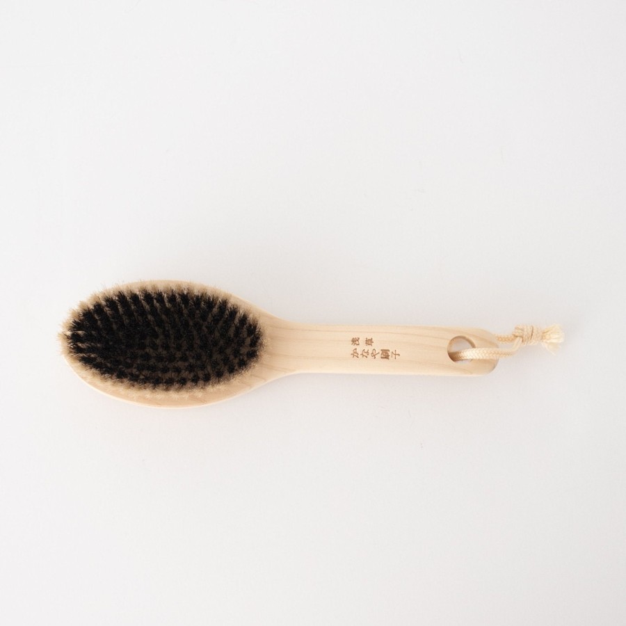 Bath SAIKAI (Others) | Short Handled Horse Hair Body Brush