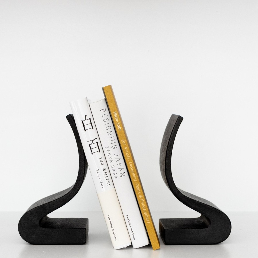 Living SAIKAI (Others) | Ogasawara Wave Cast Iron Bookends