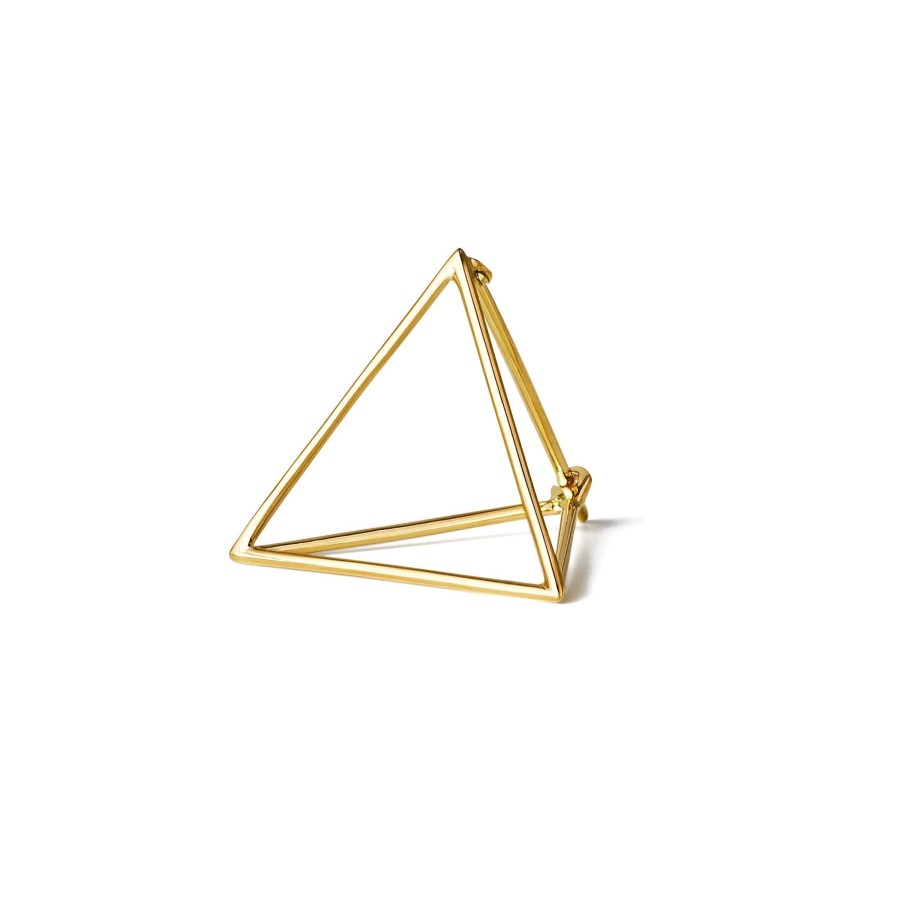 Accessories Tortoise-Shihara | Shihara Triangle Earring 20