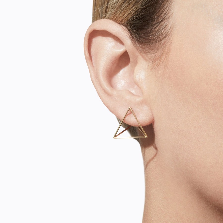 Accessories Tortoise-Shihara | Shihara Triangle Earring 20