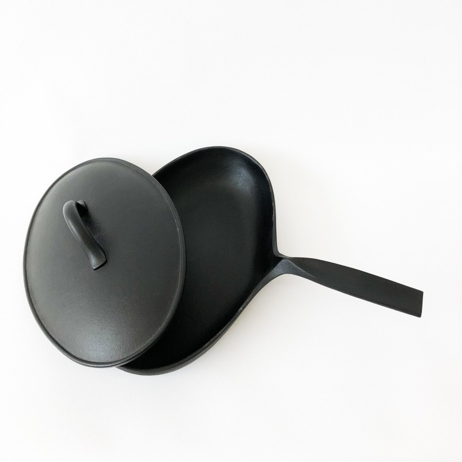 Kitchen & Dining SAIKAI (Others) | Cast Iron Fish Pan With Lid