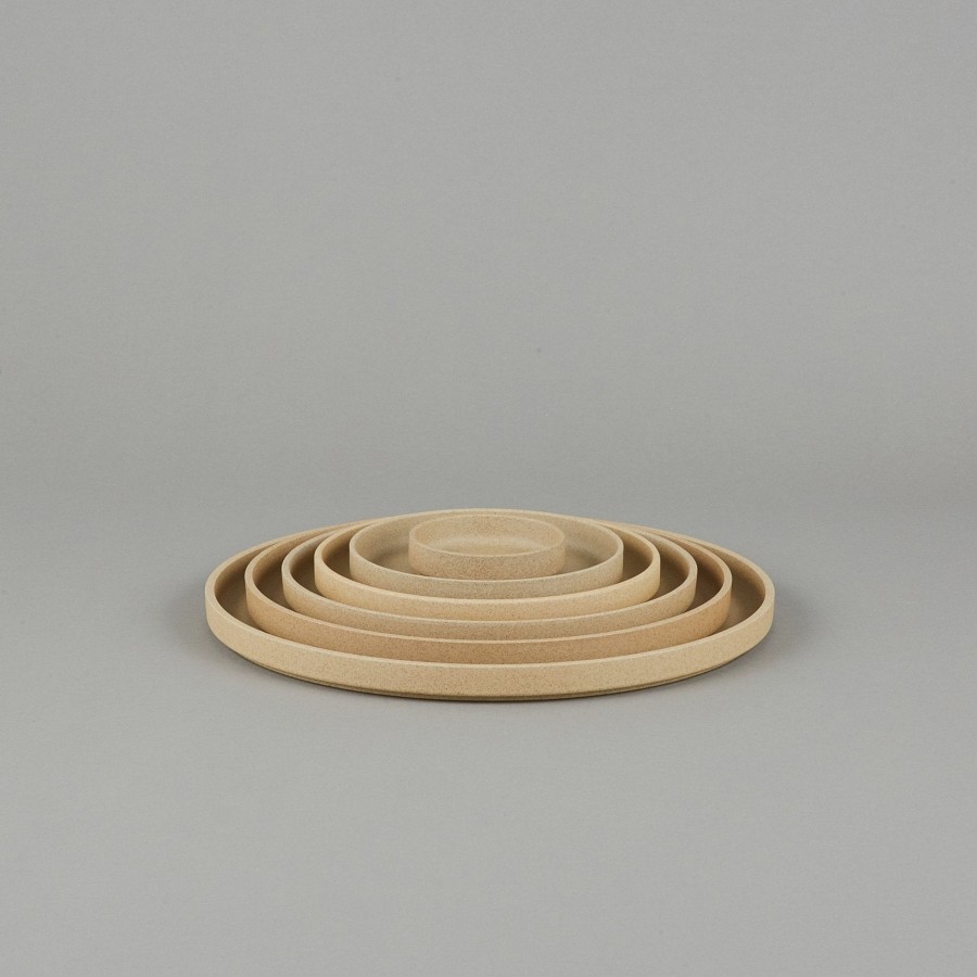 Hasami Porcelain SAIKAI (Hasami) | Hp002 - Plate / Lid Natural O 5.5/8"