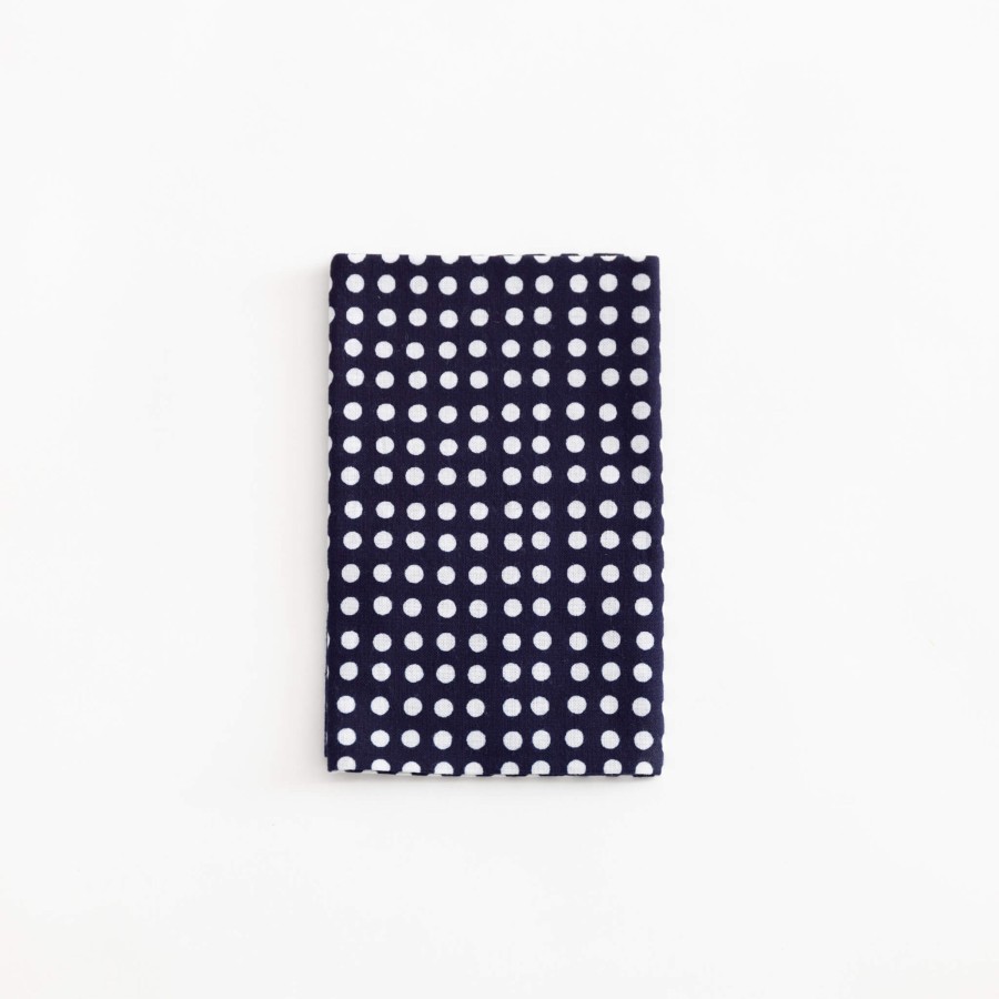 Tenugui TORTOISE-Kamawanu | Tenugui - White Dots On Navy