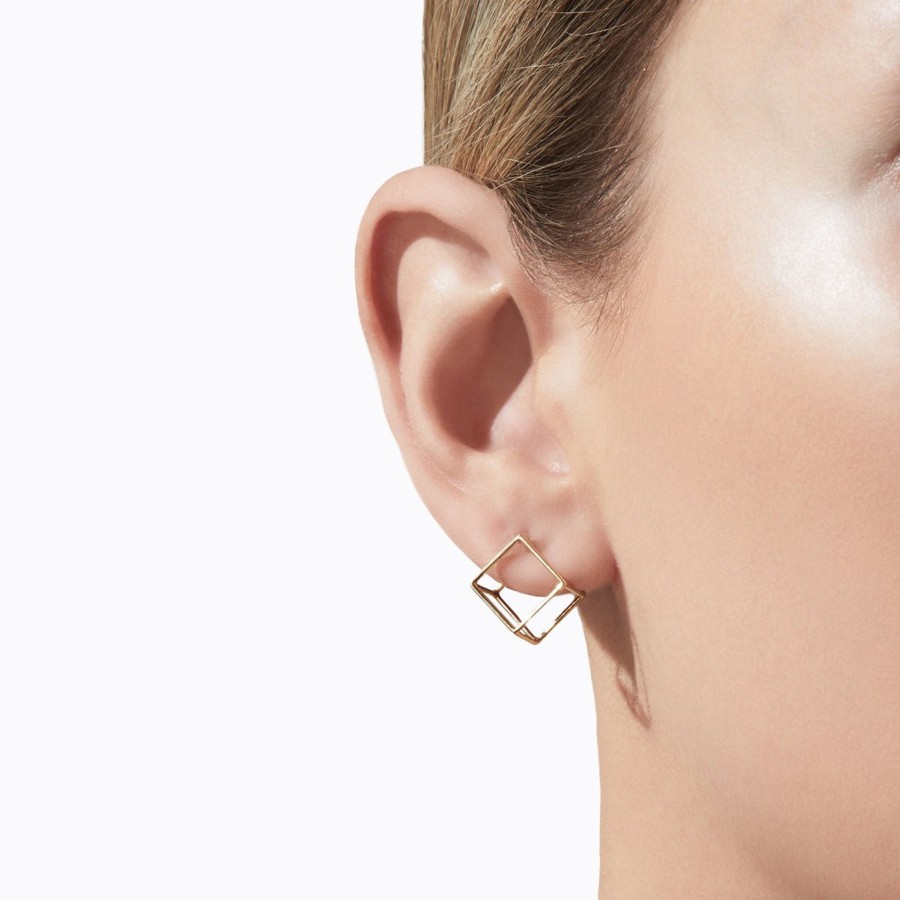 Accessories Tortoise-Shihara | Shihara Square Earring 10