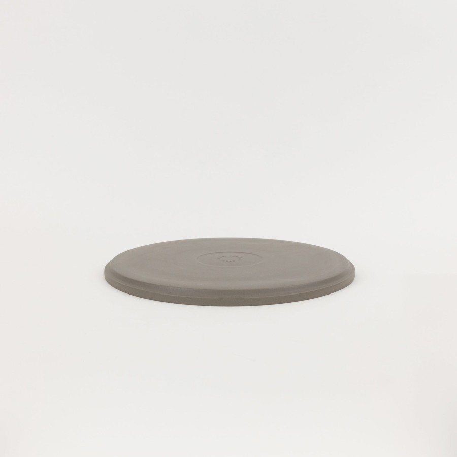 Hasami Porcelain SAIKAI (Hasami) | Hdg105 - Plate / Lid Dark Gray O 10"