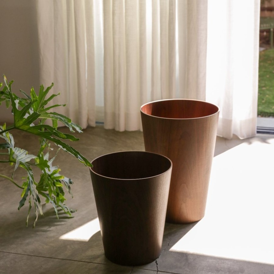 Living SAIKAI (Others) | Saito Walnut Wastebasket