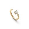 Accessories Tortoise-Shihara | Shihara Two Stone Diamond Bond Ring 03