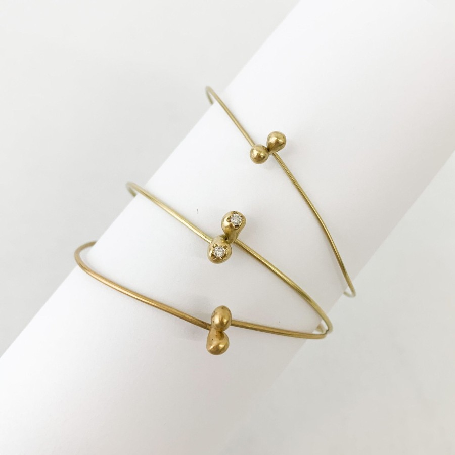 Accessories Black Barc | Black Barc Ren Thin Bracelet