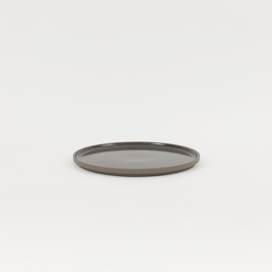 Hasami Porcelain SAIKAI (Hasami) | Hdg104 - Plate / Lid Dark Gray O 8.5/8"