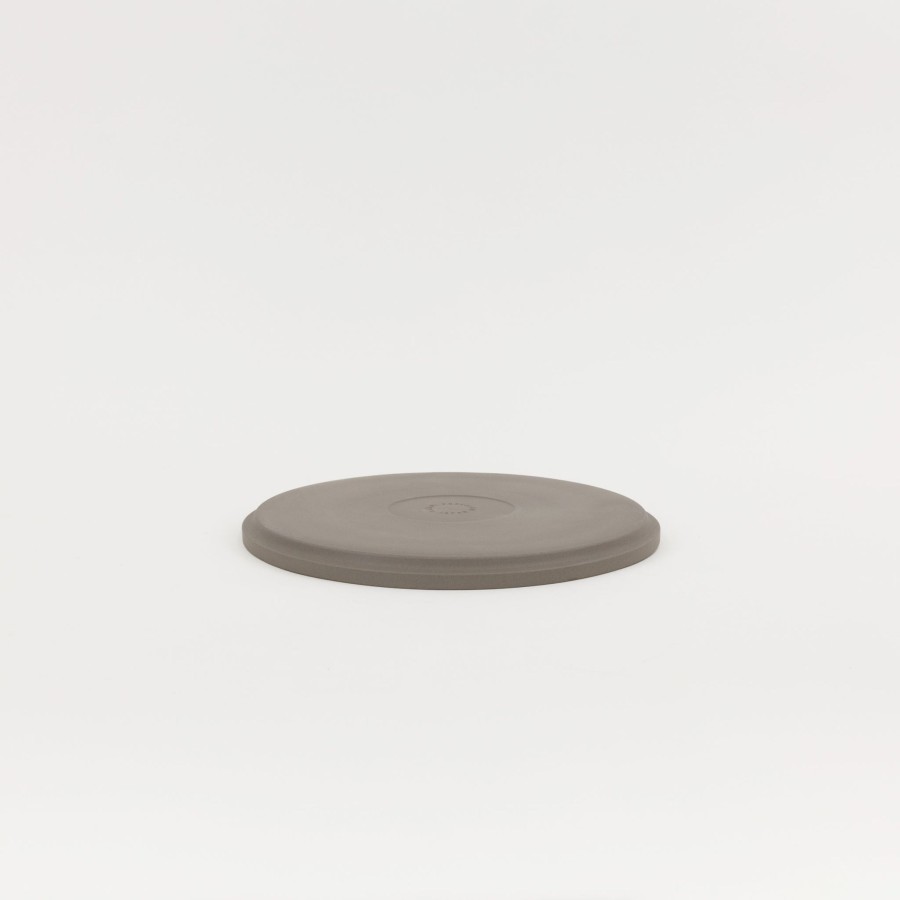 Hasami Porcelain SAIKAI (Hasami) | Hdg104 - Plate / Lid Dark Gray O 8.5/8"