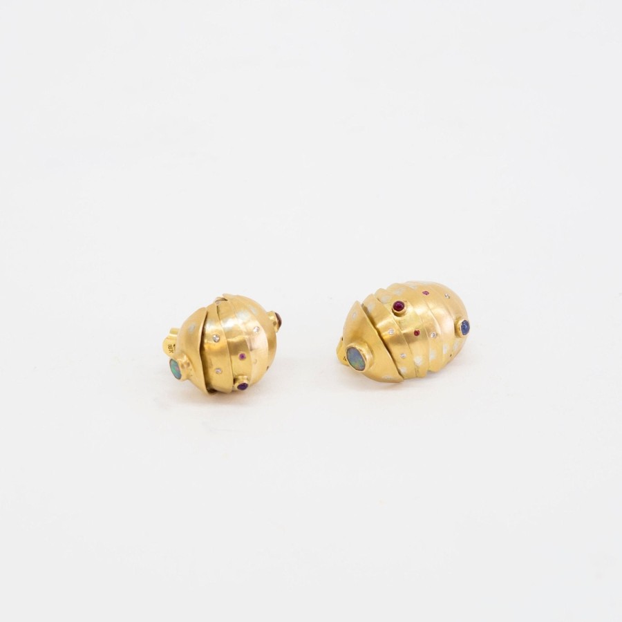 Accessories Black Barc | Black Barc 'Roly-Poly' Earrings No. 2 & No 3. (Sold As A Pair)