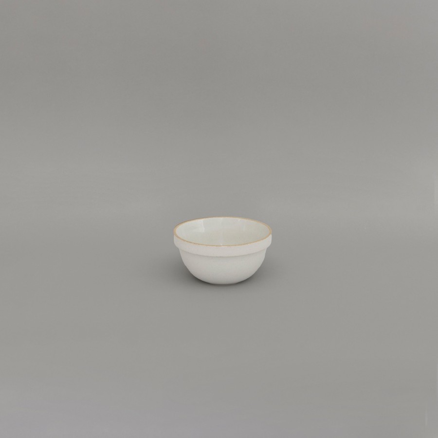 Hasami Porcelain SAIKAI (Hasami) | Hpm048 Gloss Gray Mid-Deep Round Bowl Small