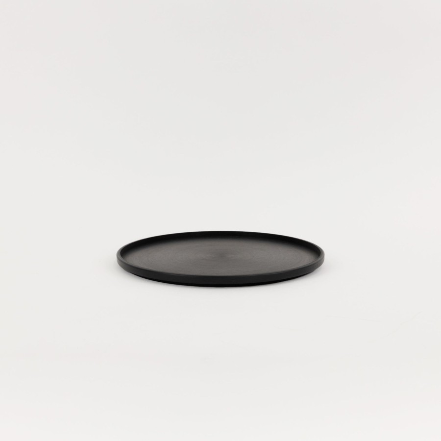 Hasami Porcelain SAIKAI (Hasami) | Hrs125 - Tray / Lid Black O 8.5/8"