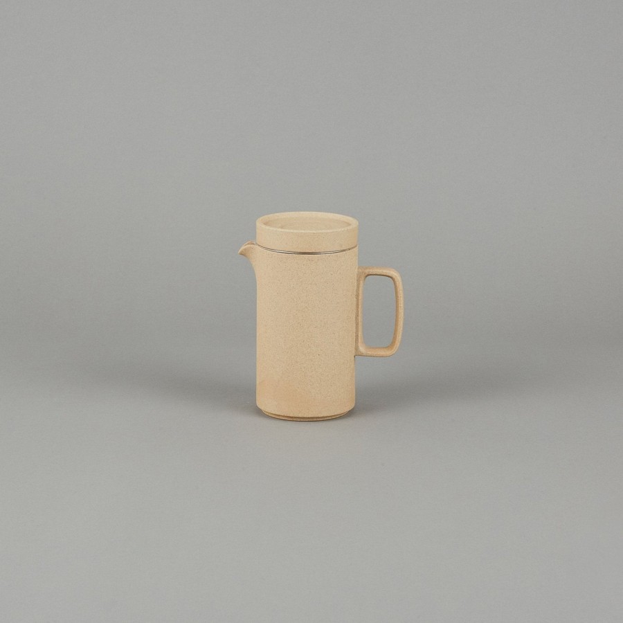 Hasami Porcelain SAIKAI (Hasami) | Hp037 - Teapot Tall With Stainless Strainer Natural O 3.3/8"