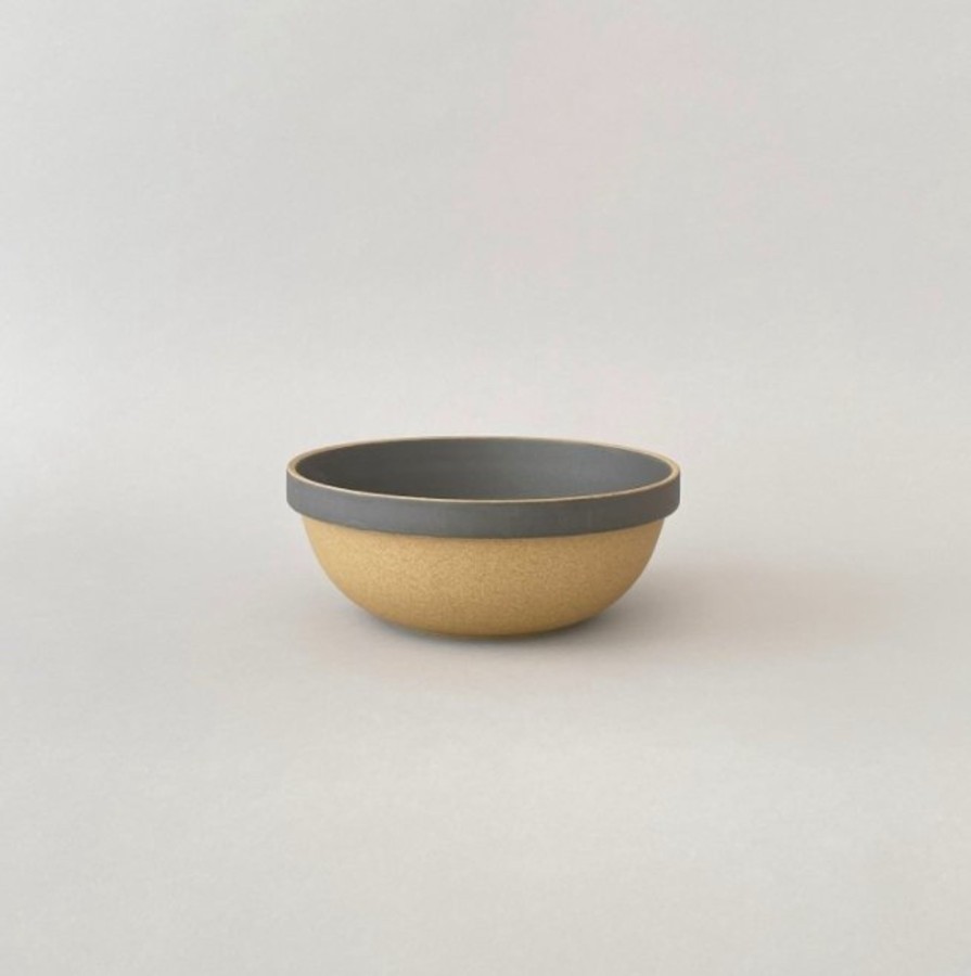 Hasami Porcelain SAIKAI (Hasami) | Hpb049 - Mid-Deep Round Bowl Black O 7.3/8"