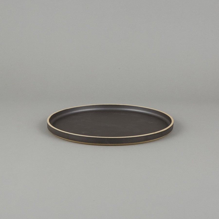 Hasami Porcelain SAIKAI (Hasami) | Hpb006 - Plate / Lid Black O 11.7/8"